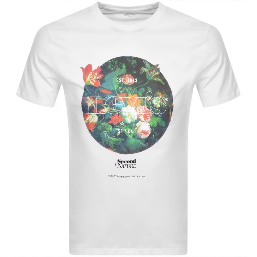 Alternative Image for ProductLevis Original Crew Neck Logo T Shirt White1